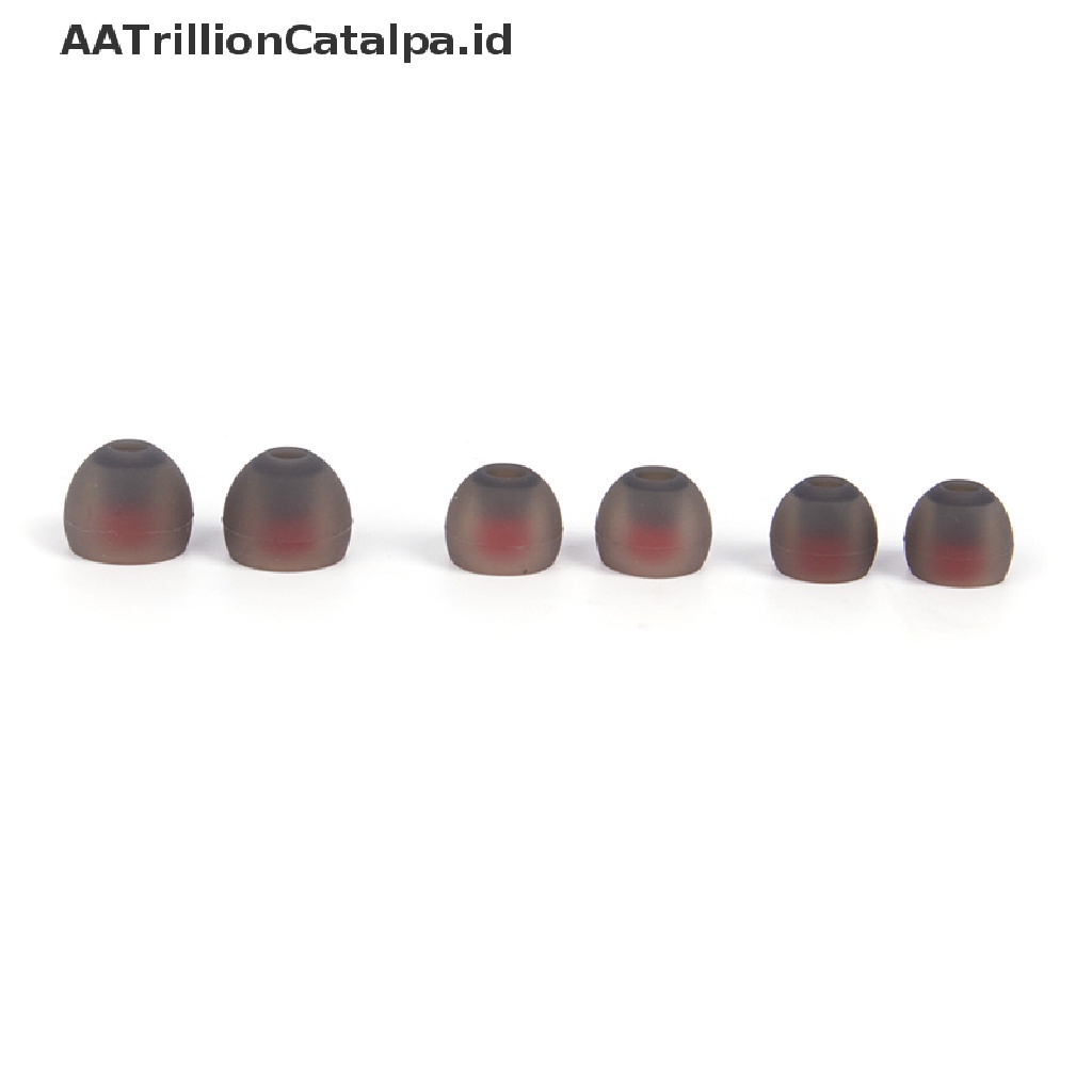 Aatrillioncatalpa 12pcs / Set Pad / Bantalan Telinga Bahan Silikon Ukuran 4xl + 4xm + 4xs Untuk Earphone in-Ear