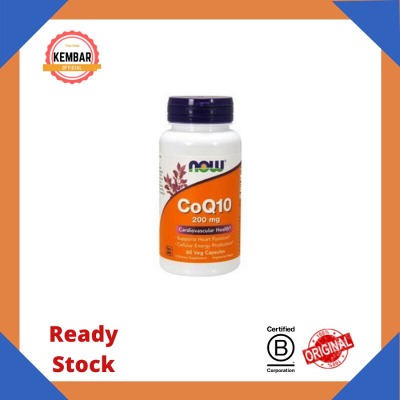 NOW COQ10 200 MG (60 VEG CAPSULES)
