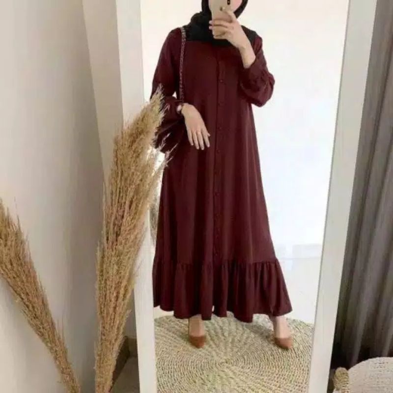 SYAFIYA DRESS/GAMIS BELL/KAFTAN DRESS MIZUKI MURAH BAYAR DIYEMPAT