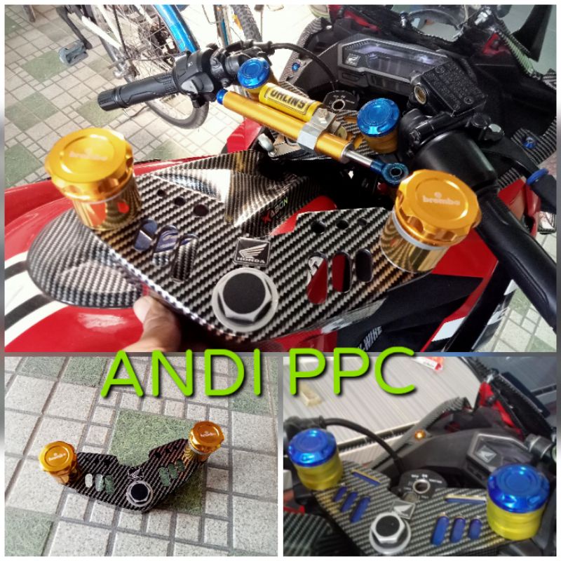 Cover Underyoke + penutup model Upside Down CBR150R facelift