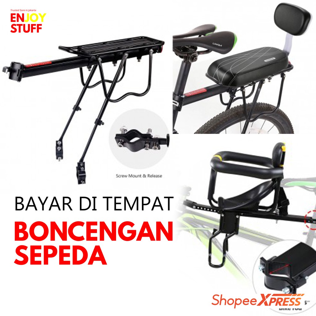 BONCENGAN BELAKANG SEPEDA - BONCENGAN ANAK SEPEDA