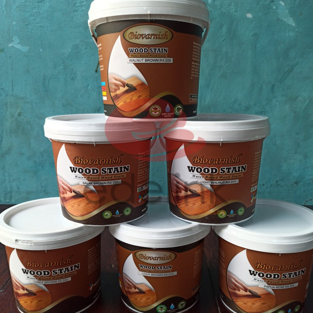 Biovarnish Wood stain Biovarnish Woodstain Waterbased Plitur Cat Kayu