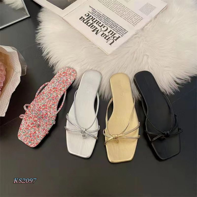 [NEW] KANOSUE ELEGANT SANDAL FLATS POLOS KS2097 IQ #Realstock