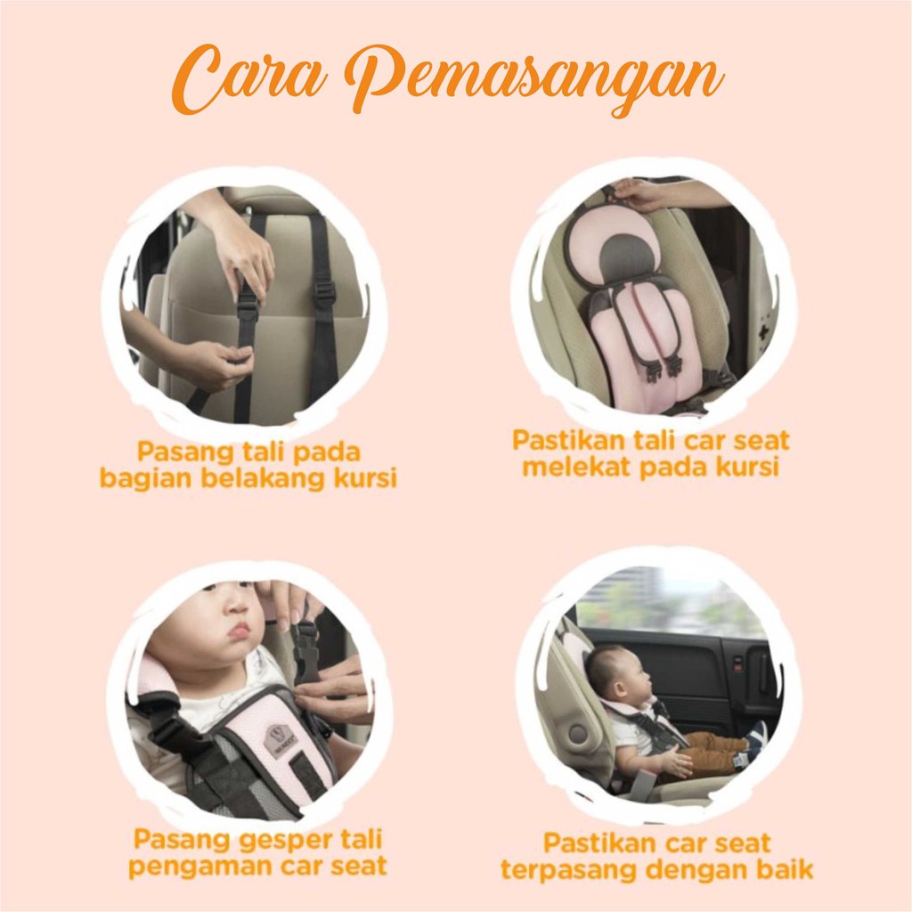 Car Baby Seat Dudukan Mobil Pengaman Anak Bayi