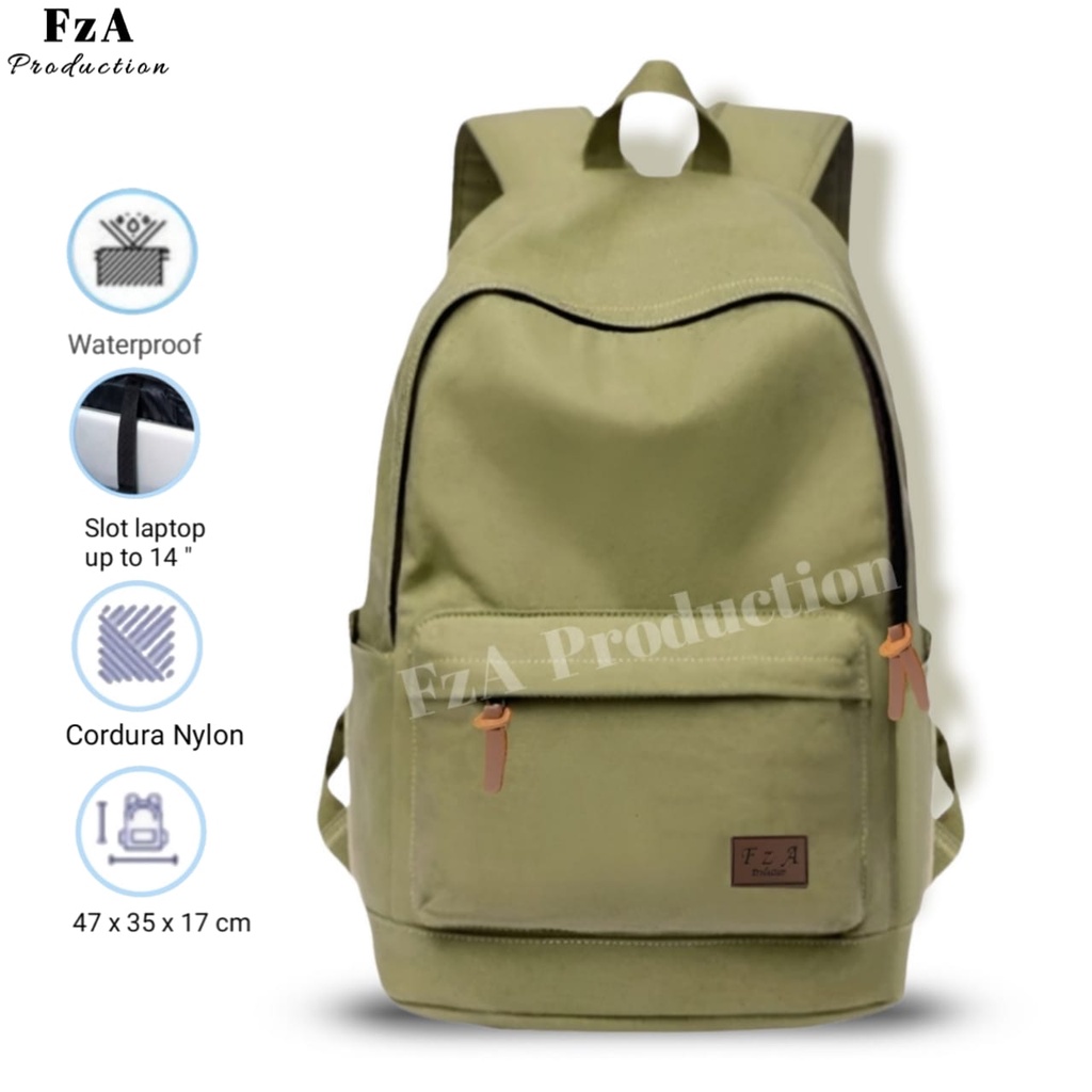 Tas Ransel Gendong Laptop Distro Sekolah Kuliah Pria Wanita Murah Original GRATIS Dompet Sakko HP