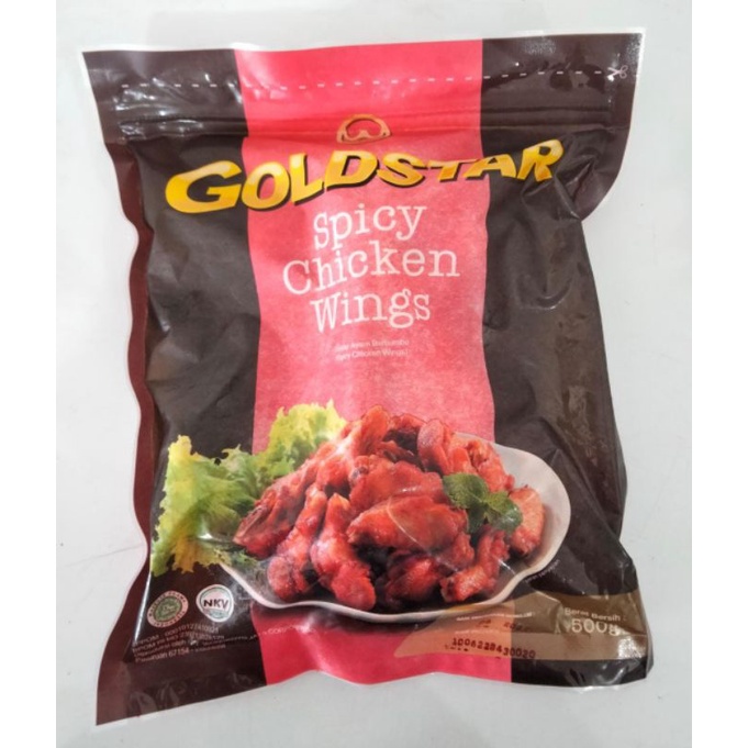 

Goldstar Spicy Chiken Wings 500gr