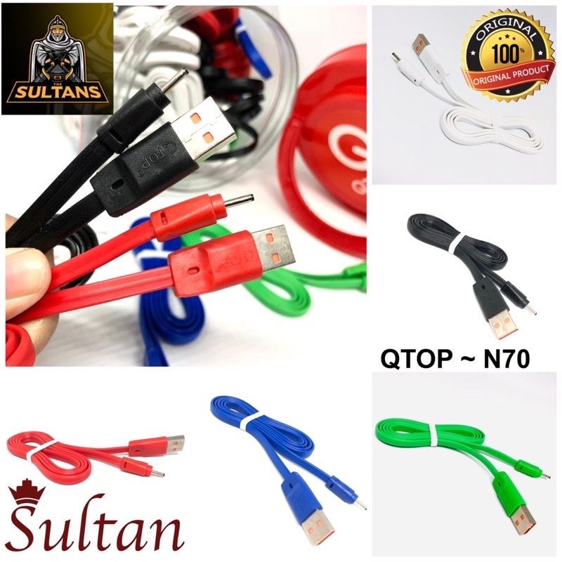 KABEL DATA QTOP NOKIA N70 KABEL JARUM QTOP N70 100CM PROMO SEN