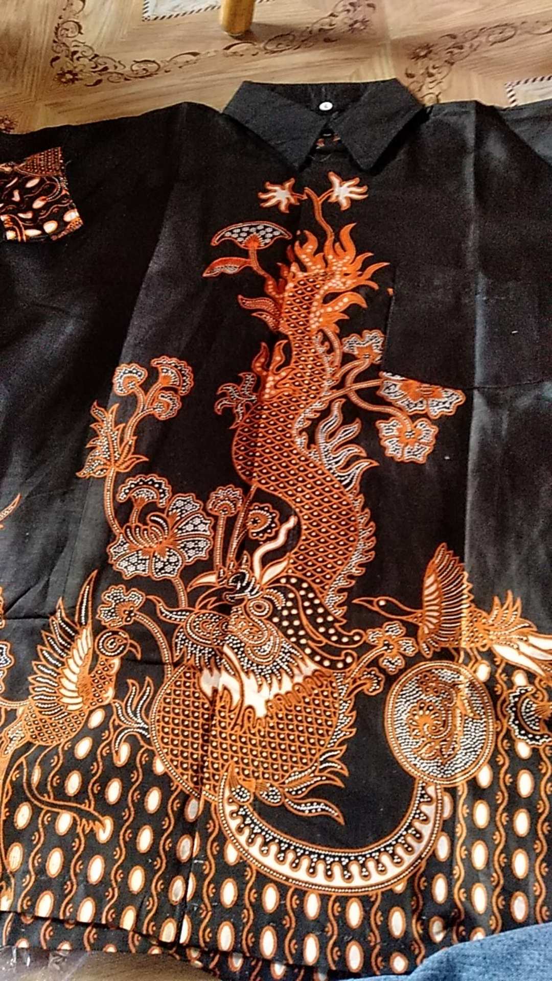 Size M L Xl Xxl Xxxl Bswart Batik Hrb026 Kenongo Hem Pendek Padi Pekalongan M L Xl Batik