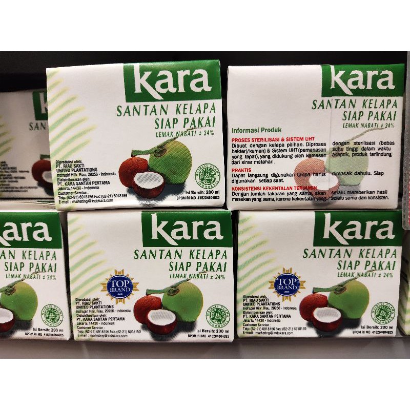 

Kara Santan siap pakai 200ml