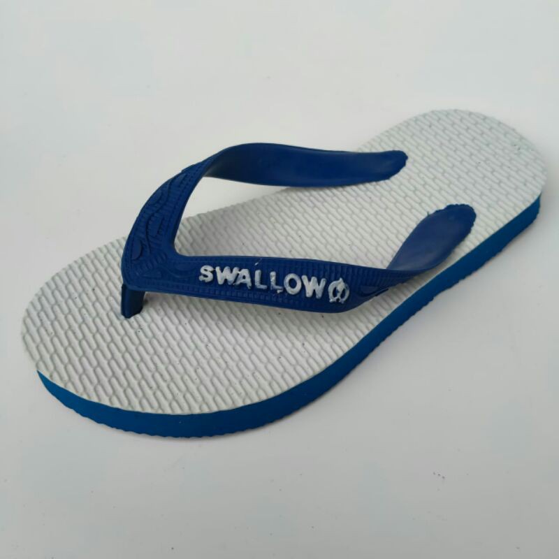 SANDAL JEPIT SWALLOW  DEWASA DAN ANAK MURAH-BIRU(8 / 20,5 CM)