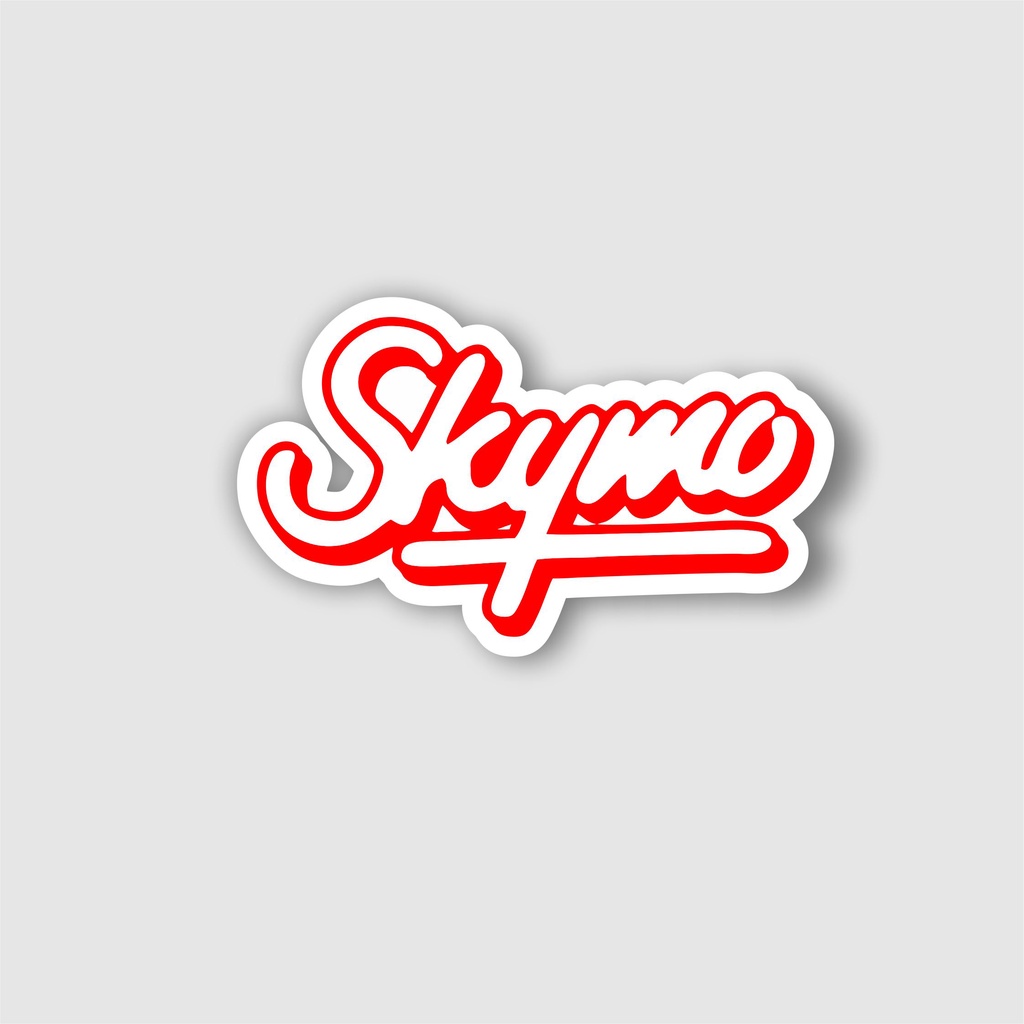 Jual Stiker Sticker Brand Distro Graftac Vinyl Logo Skymo Skate Surf