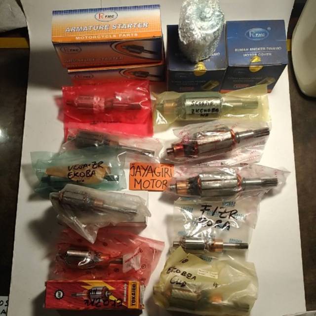 Angker Dinamo Stater F1ZR Jupiter Z MX Vega R New ZR Scorpio Nouvo Mio Vixion Rumah Anker Starter