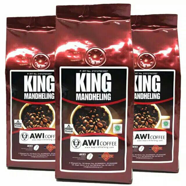 

Kopi Arabika King Mandhailing medium dark roasted @250gram
