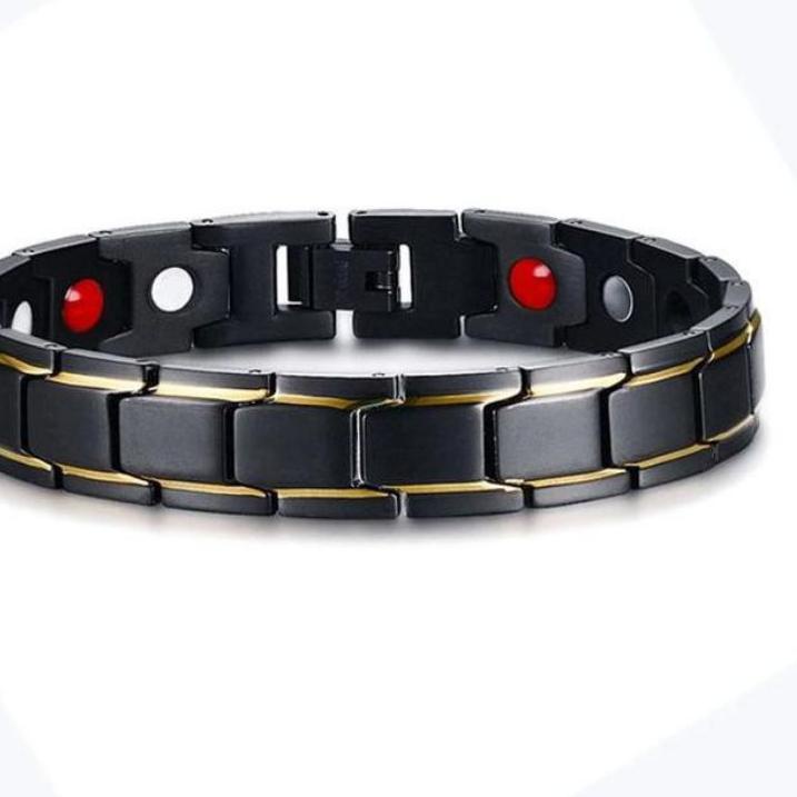Bagus Dipakai.. Gelang terapi energi  Kesehatan Pria wanitaTitanium Magnetic Bio Magnetik Anti-Letih