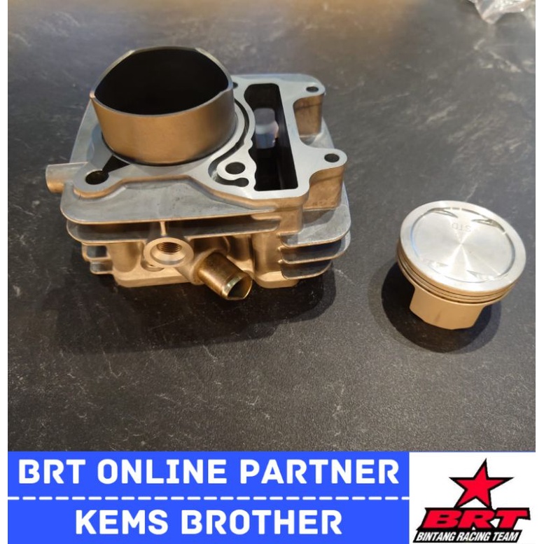 BLOK PCX BRT ADV VARIO 150 VARIO 125 PISTON 62MM CASTING IRON DOUBLE COOLER GENERASI KETIGA GRATIS BUSI RACING BRT KODE CPR