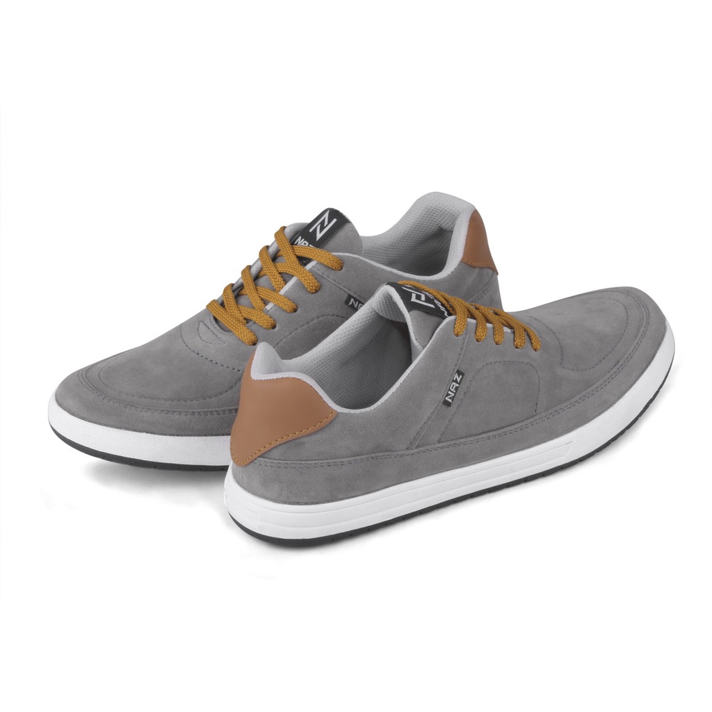 MARCOS NAZ - Sepatu Sneakers Pria Original Snekers Casual Bahan Kulit Suede