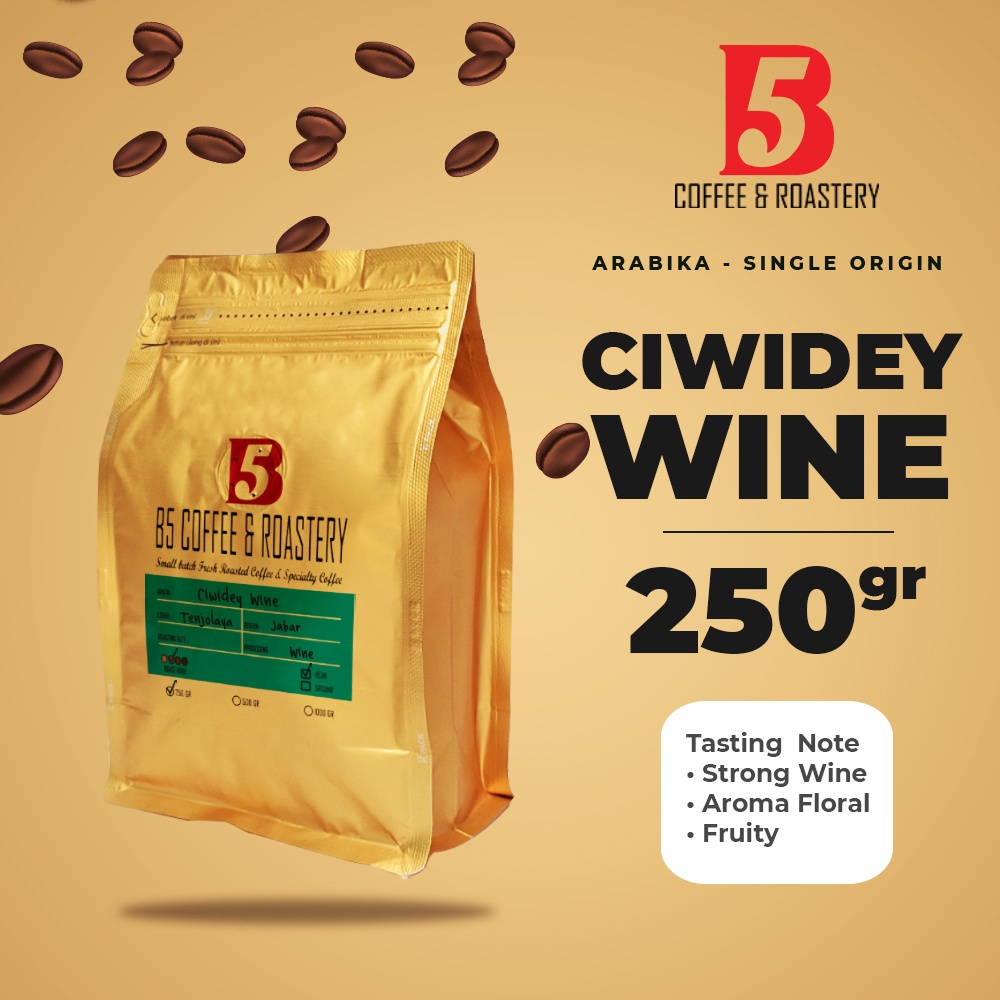 

Kopi Arabika Aceh Ciwidey Wine | Medium Roast 250 gr | B5 Coffee