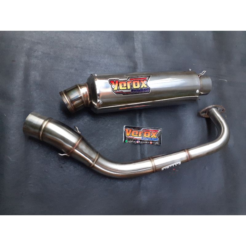 Knalpot racing Verox original fullsysteem Nmax new,old Pcx Adv Xmax Aerox old,new Vario not WRX
