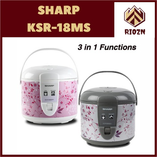 SHARP KS-R18MS Rice Cooker 1.8L Garansi Resmi