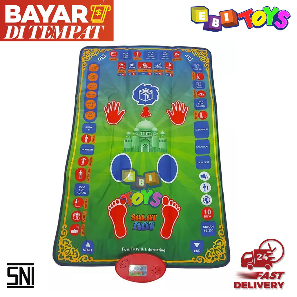 My Shalatt Mat Smart Sajadah Shalatt Mat Sajadah Pintar Elektronik 3 Bahasa 7 Bahasa My Shalah Mat-3