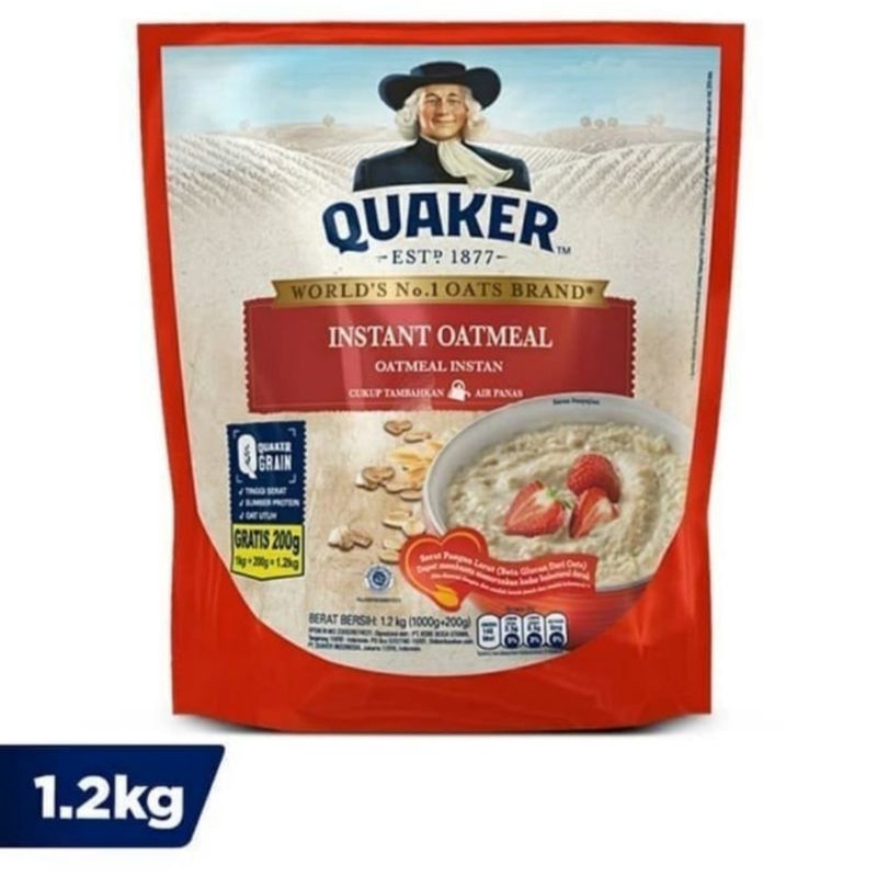 

Quaker Oats Instan 1200 gram