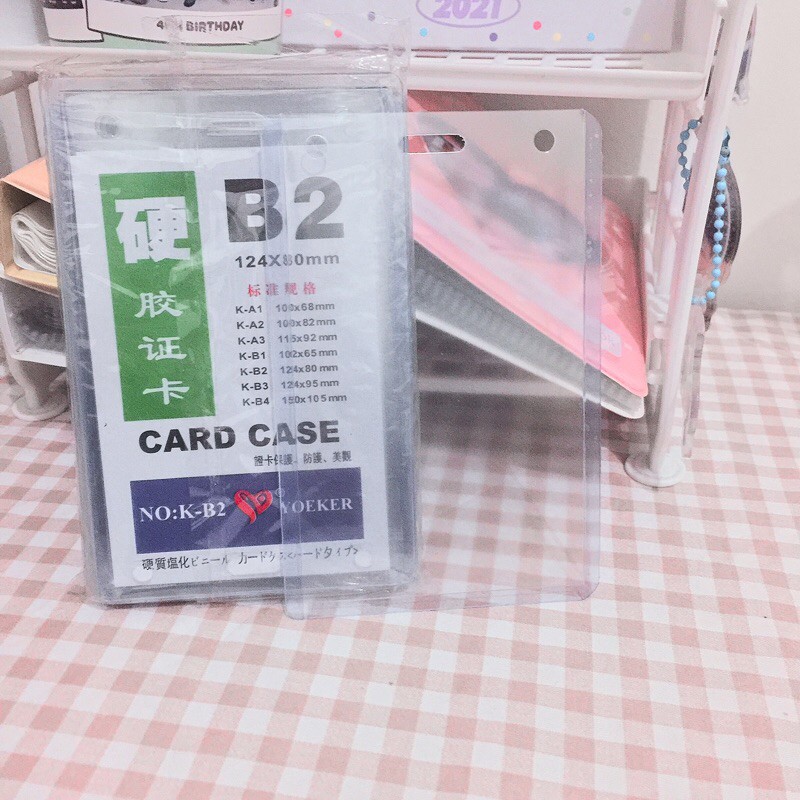 toploader id card b2 untuk packing pc photocard nct exo itzy seventeen bts the boyz