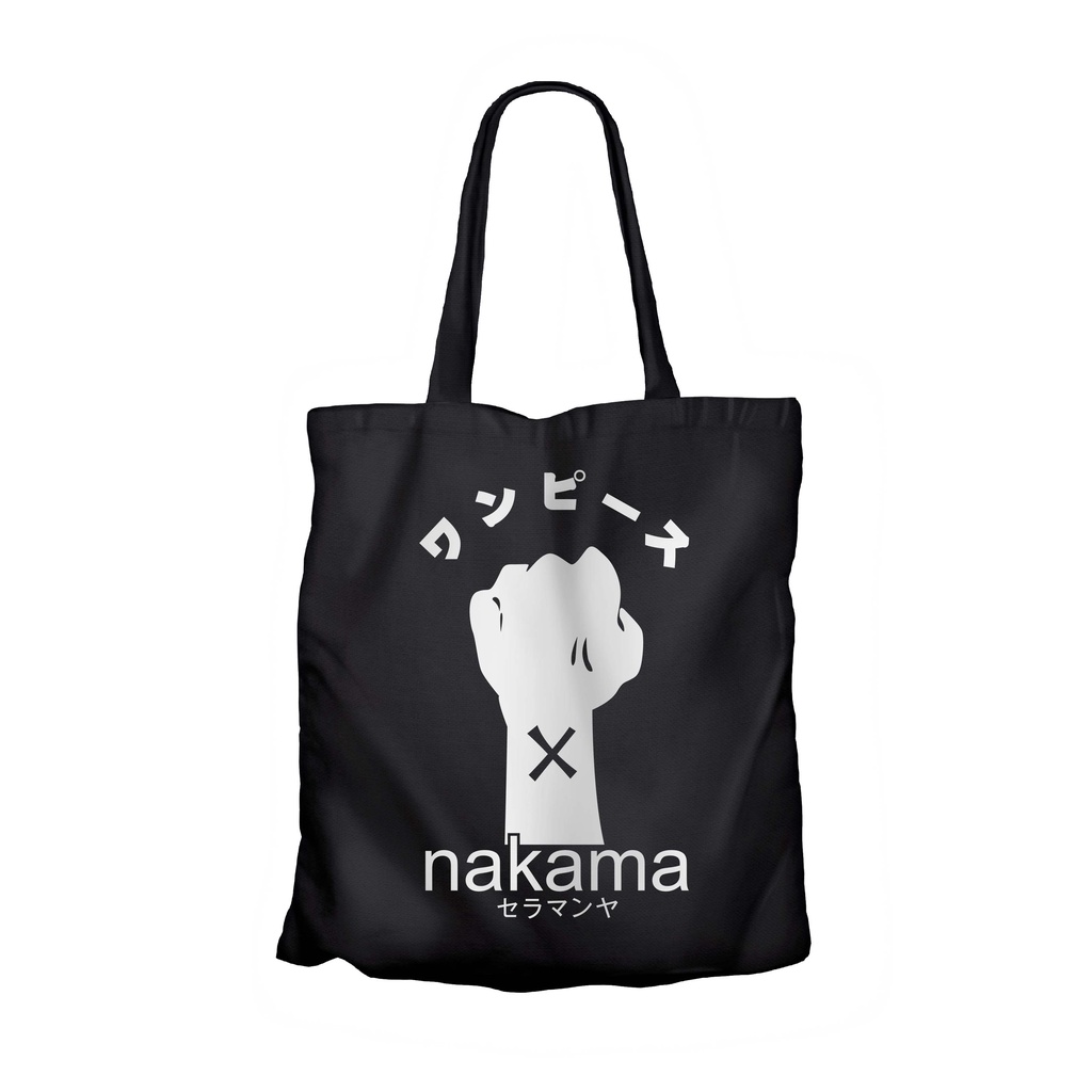 Tote bag anime NAKAMA - ONE PIECE material canvas