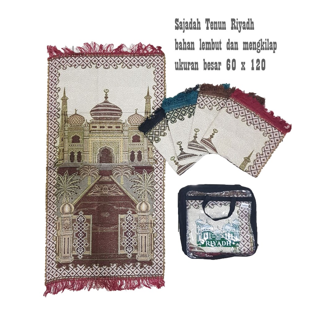 Sajadah Tenun Riyadh Murah Souvenir Haji Umroh / travel