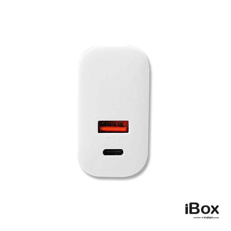 CHARGER PLUG IT 20W + 10W (30W) FAST CHARGING USB-C USB-A POWER DELIVERY