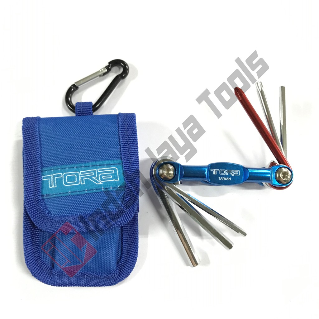 TORA Tool Kit Set Sepeda Bike Tool 6 pcs TAIWAN - Kunci L Set Sepeda