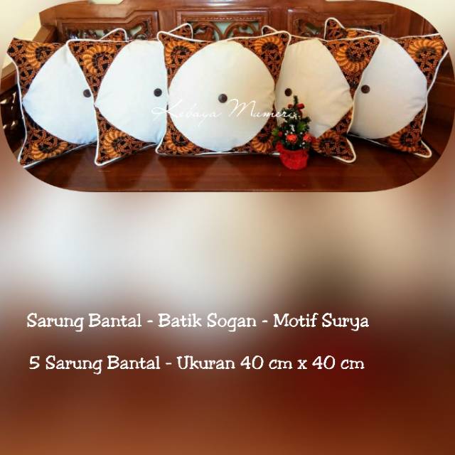 Sarung Bantal Batik. Sarung Taplak Meja Batik