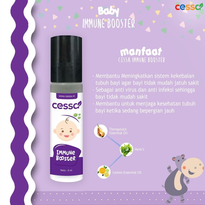 Oil-Baby- Cessa Natural Essential Oil For Baby Immune Booster -Baby-Oil.