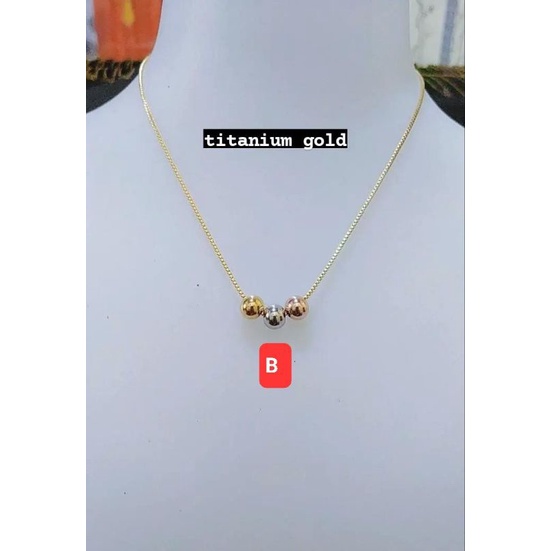 Kalung Titanium Asli Anti Luntur Wanita Dewasa