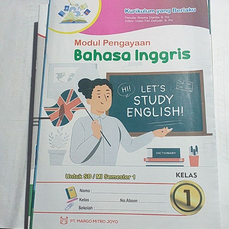 lks modul Pengayaan BAHASA INGGRIS untuk SD/MI kelas 1 semester 1