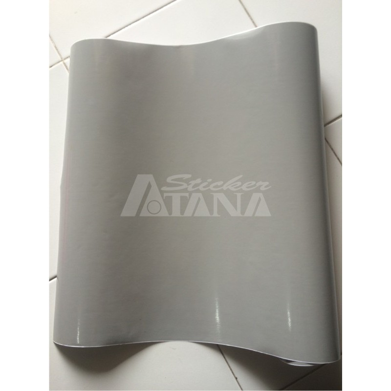 Vinyl Color Silver / Grey (Abu-Abu) Glossy A Scotlite Sticker