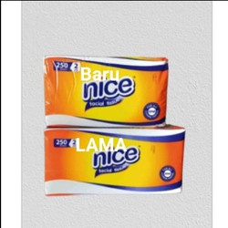 Tissue Nice 250 Sheets Tissu Tisue Tisu Nice Facial Wajah Toilet Makan-3