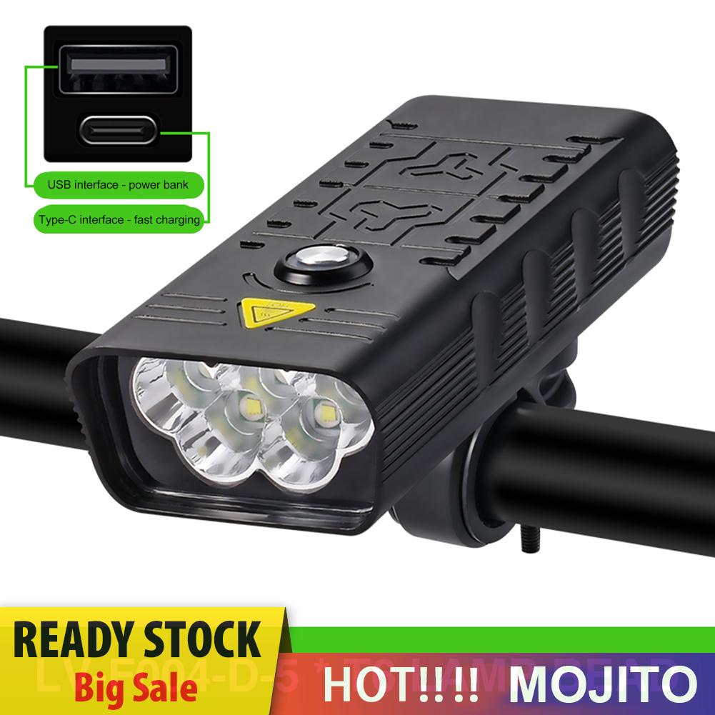 Lampu Depan Sepeda Mtb T6 Led 1200lm 3000lm Anti Air Dengan Charger Usb