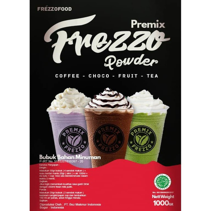 (Sachet) Frezzo Powder 20 Rasa ( Bubuk Minuman / Bubble Drink Powder )