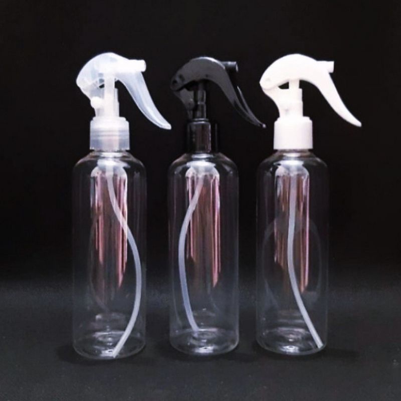 Botol Spray Triger 250ml clear / Botol PET 250ML Clear Spray Triger Bebek Varian