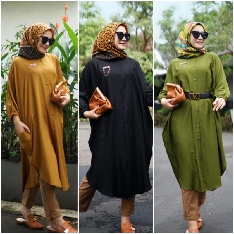 BISA COD TERBARU TUNIK KAFTAN / TUNIK JUMBO / TUNIK OVERSIZE / TUNIC OVERSIZED / LONG TUNIK BIGSIZE 