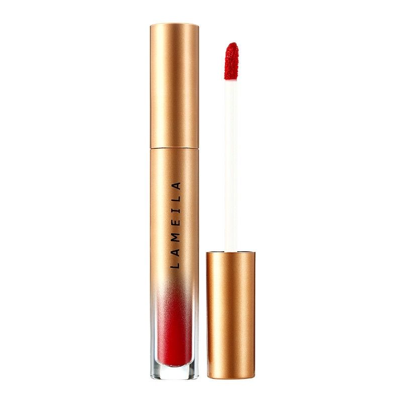 Lameila Lipstick Matte Gold Edittion Lip Gloss Pelembab Dan Pewarna Bibir Tahan Lama Anti Air