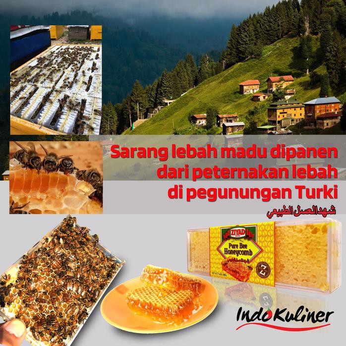 

ZIYAD MADU SARANG NEKTAR LINDEN 500 GRAM BY INDOKULINER ASLI DAN MURNI