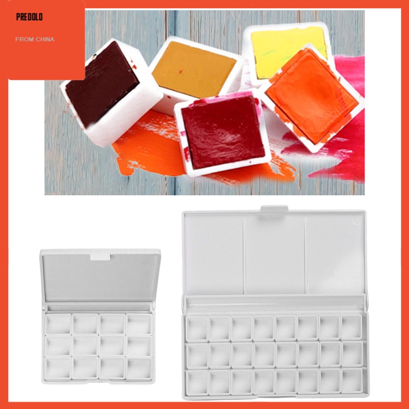 [In Stock] Paint Palette Holder Tray Half Pans Set for Acrylic Oil Watercolor