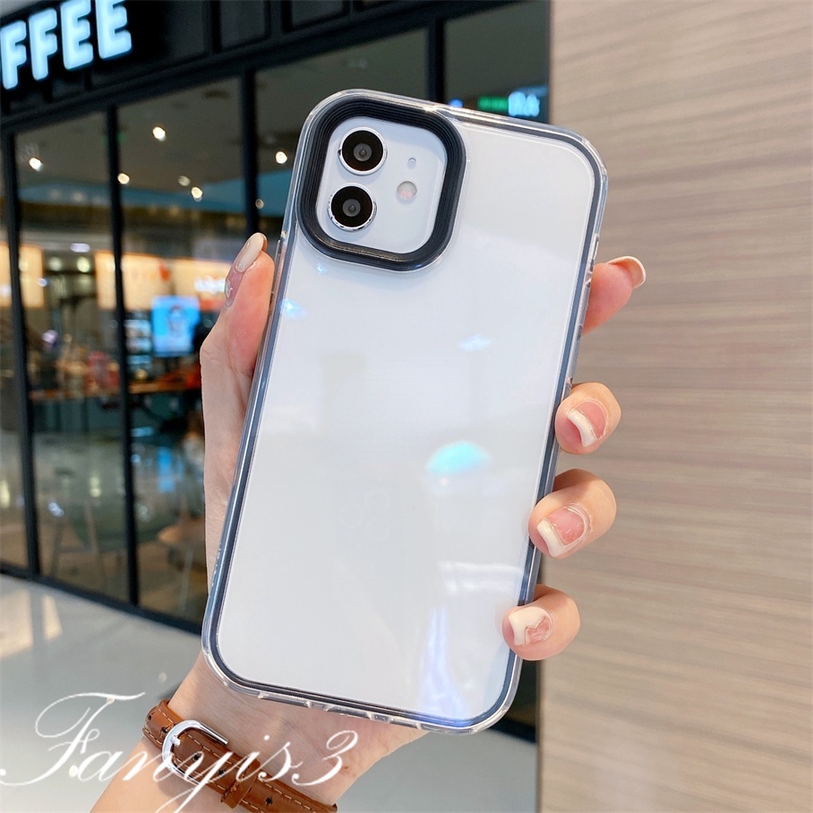 OPPO A16 A16s A15 A15s A74 A54 A95 A94 A93 A3 A33 A32 A5 A9 2020 A3s F11 F9Pro Reno 6 5 Simple Clear 3 in 1 Phone Case Soft Protective Cover