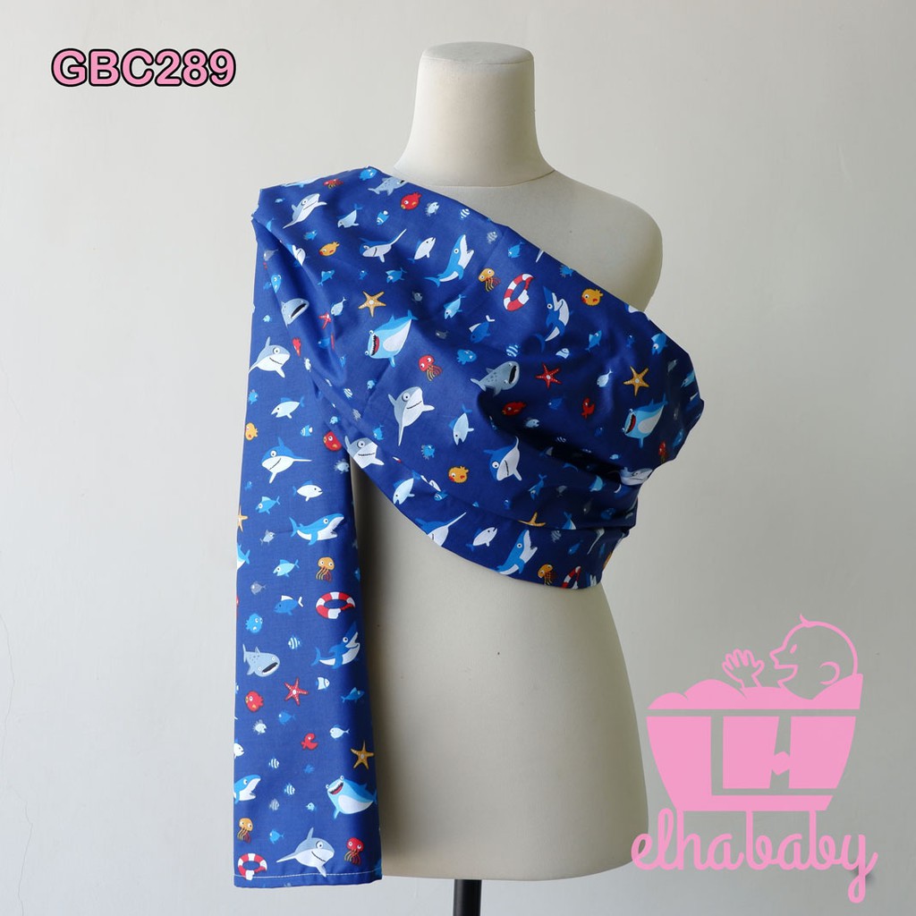 TERMURAH! Gendongan Kain elha Baby 80x240 / Gendongan Cukin/Jarik Modern DORAEMON
