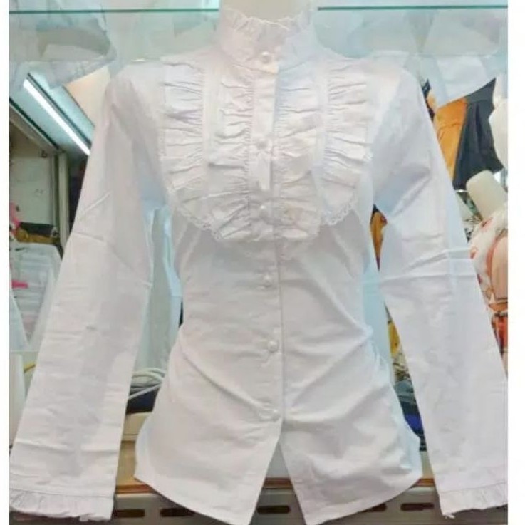 kemeja putih/Hem putih wanita