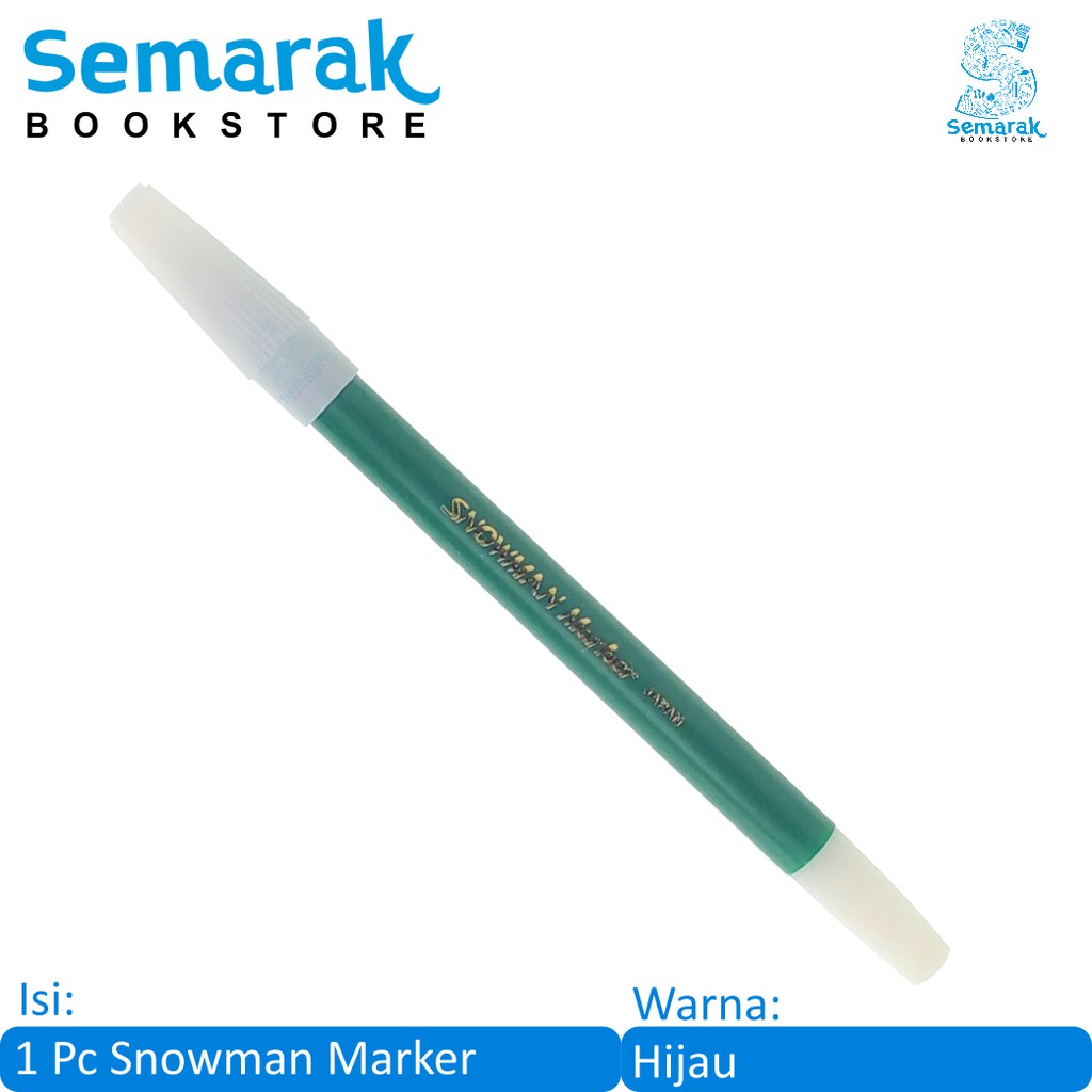 

Spidol Warna Kecil Snowman PW-1A - Hijau [1 Pc Spidol]