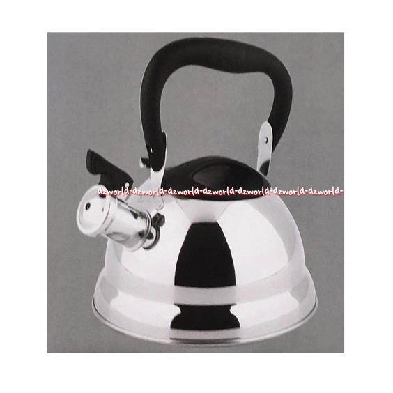 Krischef Whistling Kettle 1.8L Teko Cerek Air Stainless Bunyi Jika Masak Matang Kris Chef Stove Water Kettle