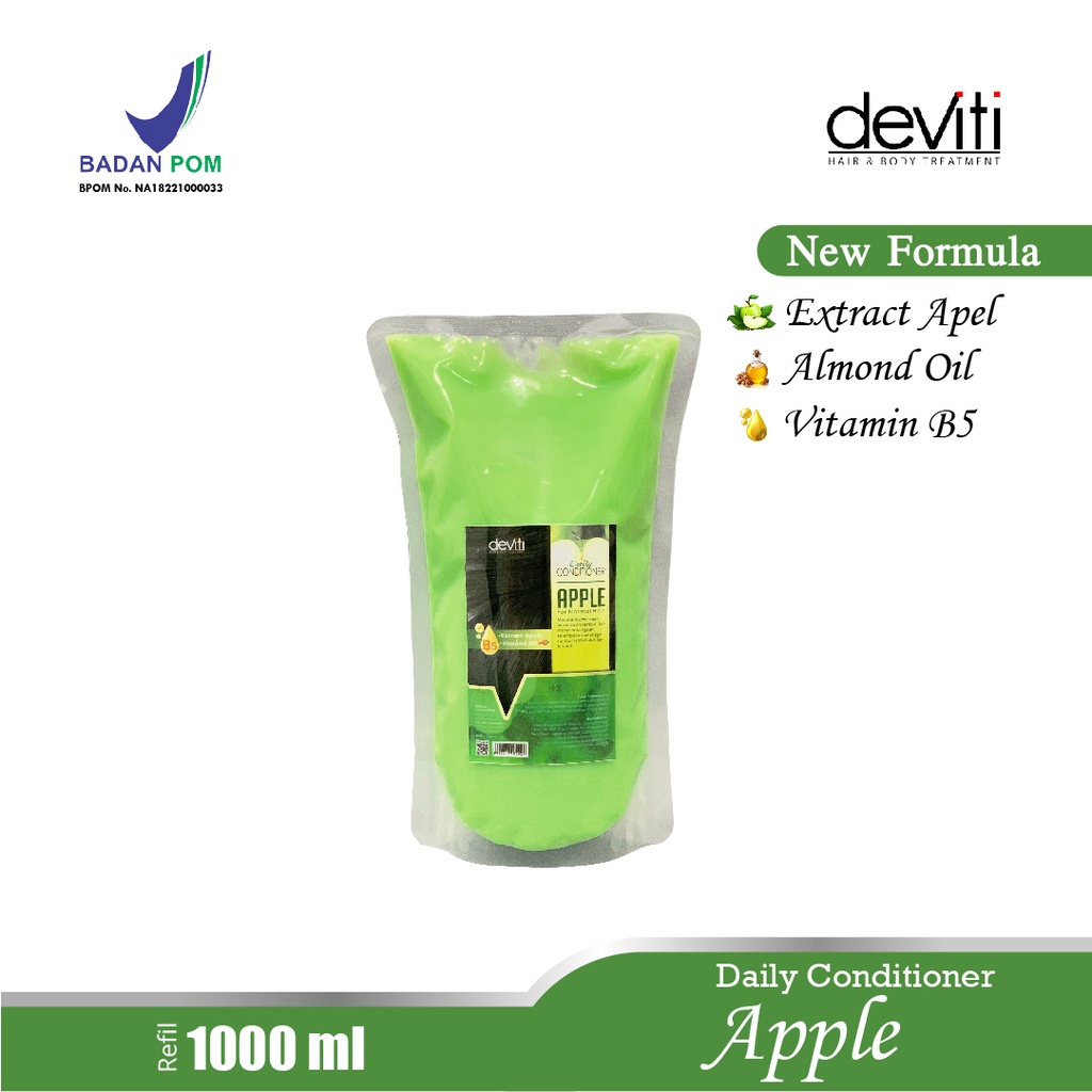 Deviti Refill Hair Conditioner Extract Apple 1L Perawatan Akar Rambut