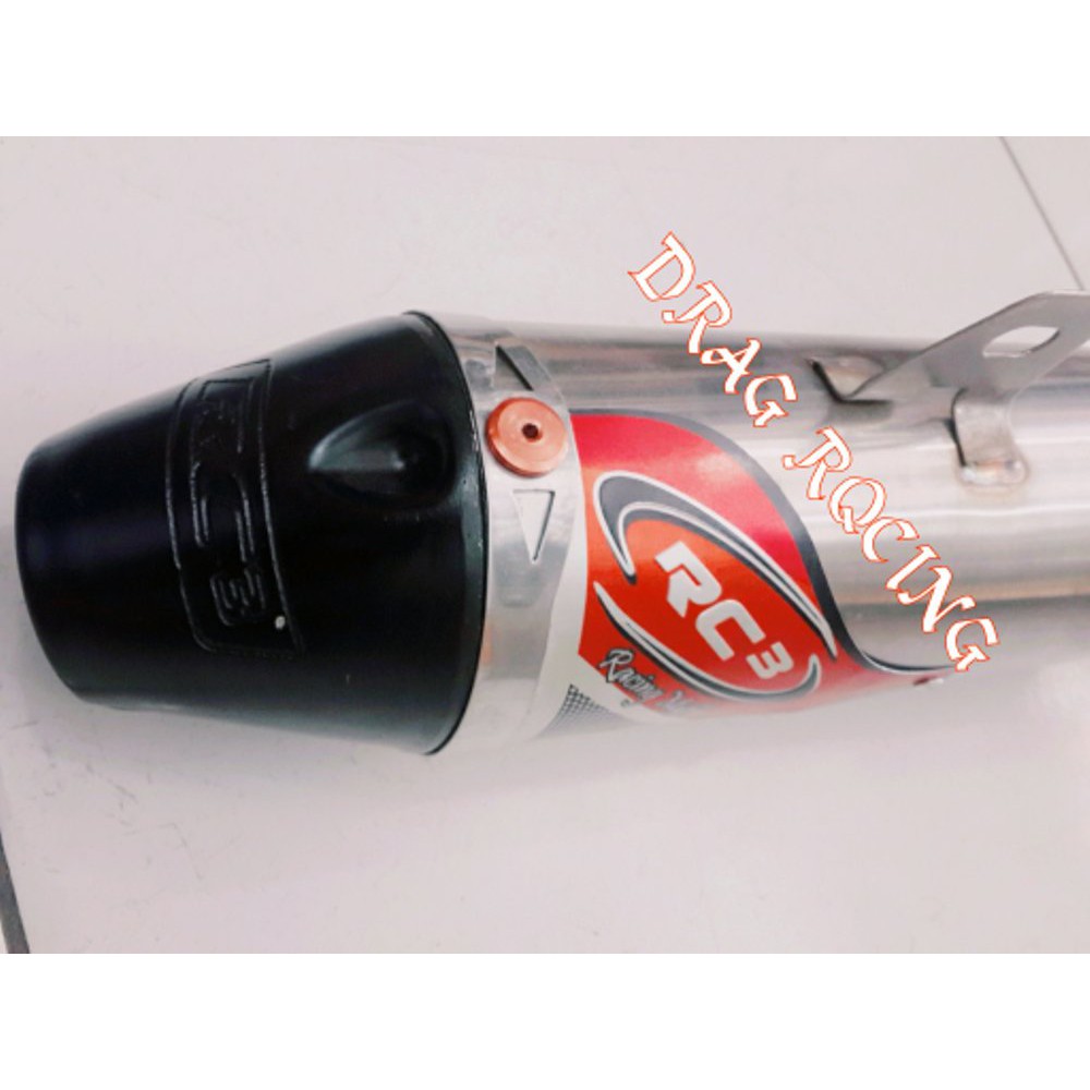 knalpot klx 150. d tracker. merek rc3 ori stenlis Limited cod 70